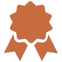 orange award ribbon