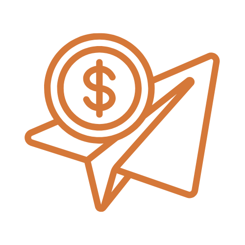 Money Being Sent Icon