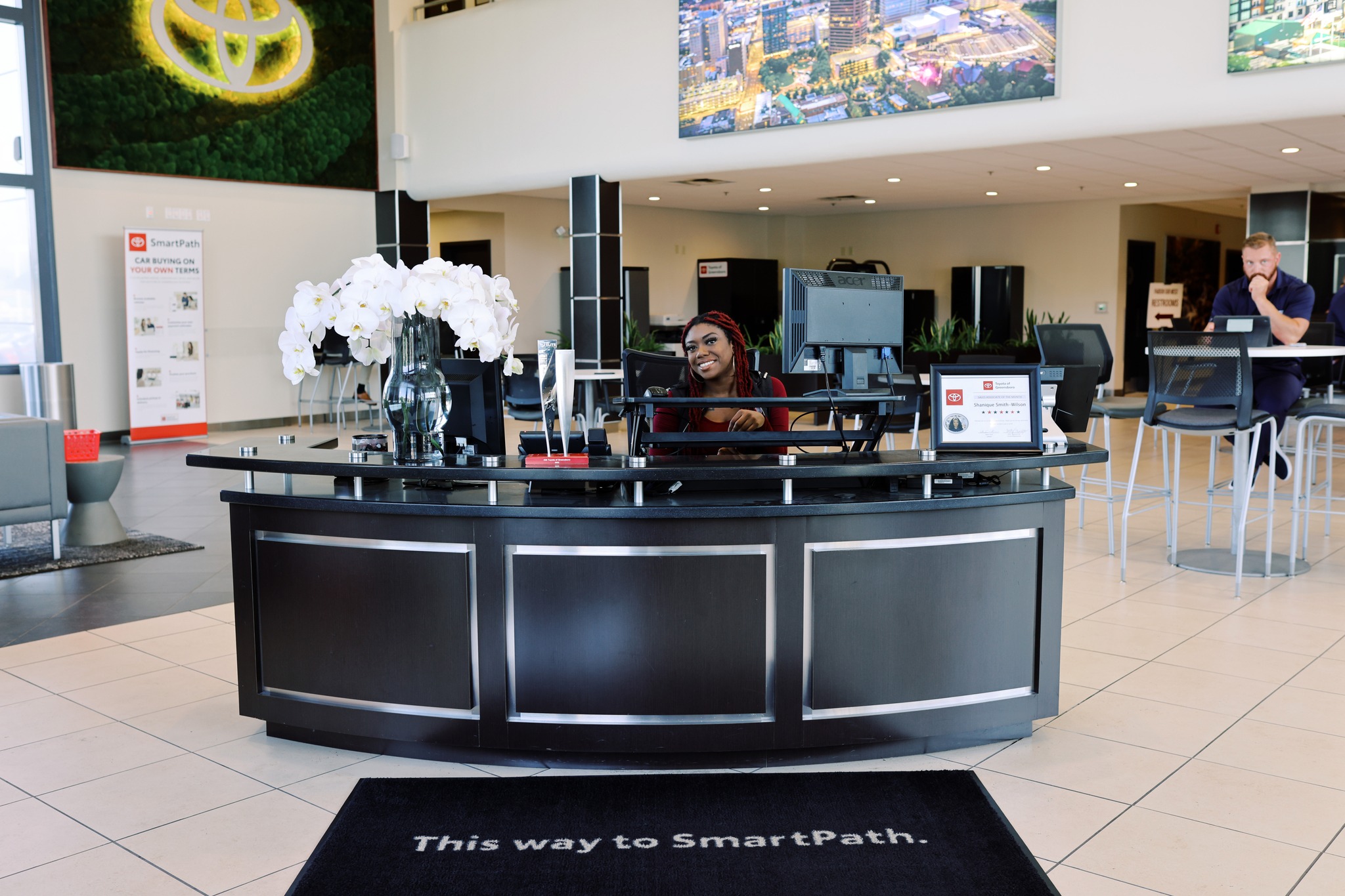 reception desk