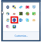 webscan in system tray