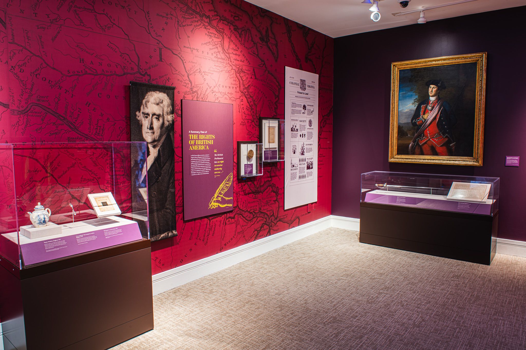 inside of a museum