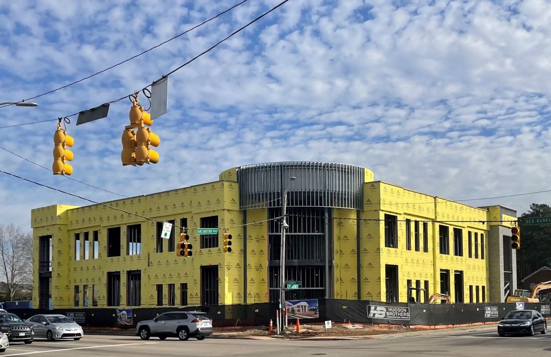 TowneBank Greenville under construction