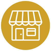 storefront icon symbolizing business customizations