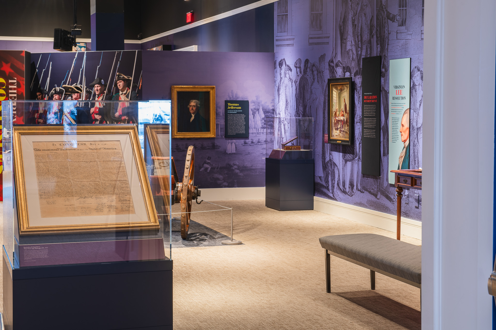 inside of a museum