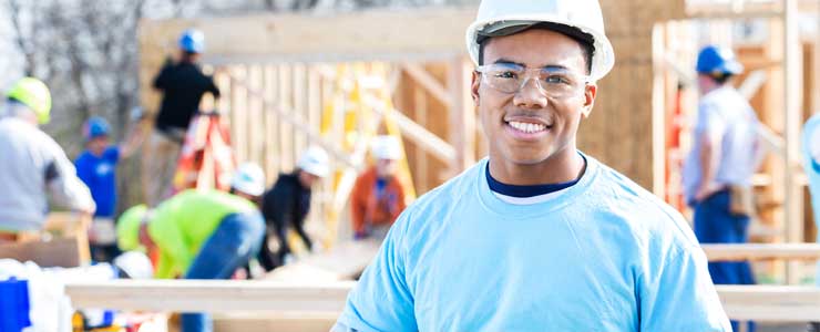man working construction