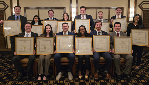 LEAD Graduates with their Program Certificates