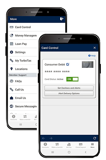 townebank mobile banking screens