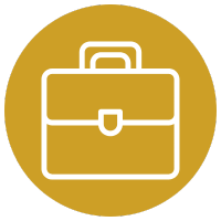 briefcase icon symbolizing personalized service
