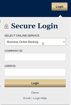 Business Online Banking Login