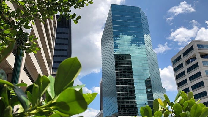 Towne Insurance, McKinnon Tower, building exterior.